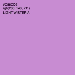 #C88CD3 - Light Wisteria Color Image